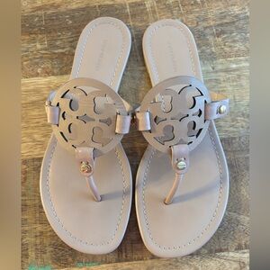Tory Burch Miller Sandals nude
